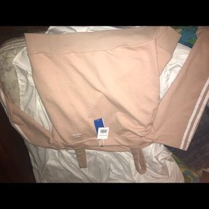 Adidas cold shoulder sweater